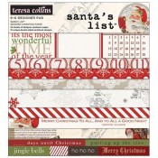 Santa's List Paper Pad 6x6